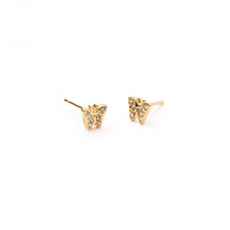STEEL BUTTERFLY EARRINGS