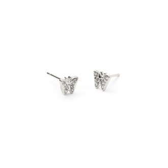STEEL BUTTERFLY EARRINGS