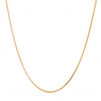 SNAKE STEEL NECKLACE 45CM