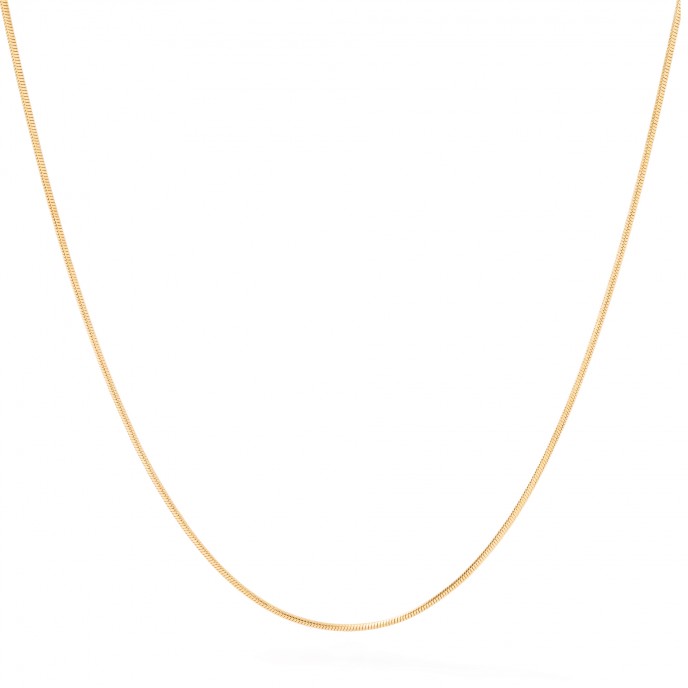 COLLAR DE ACERO SNAKE 45CM