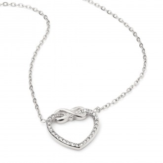 STEEL NECKLACE WITH HEART