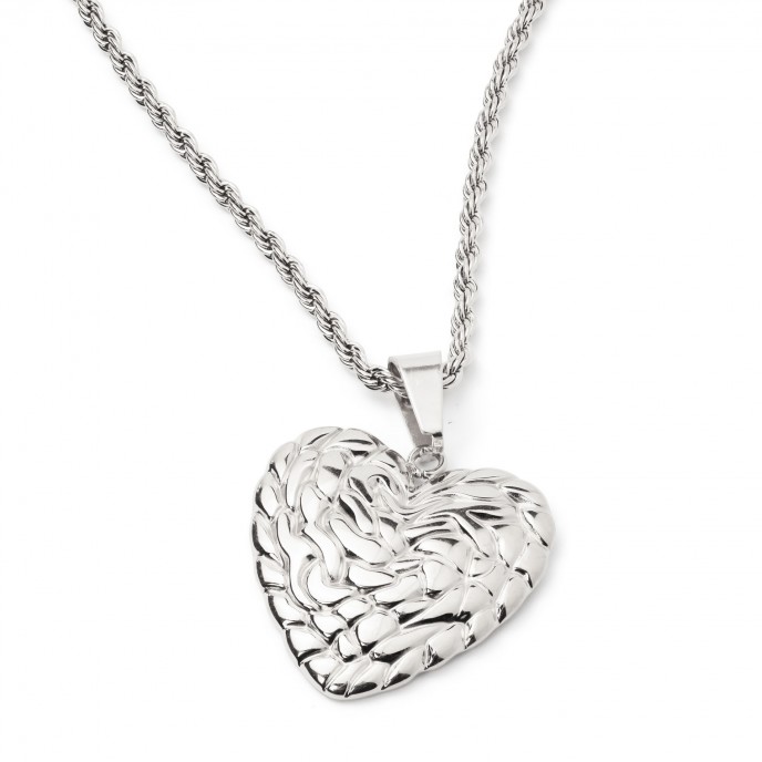 COLLAR CORAZ�N DE ACERO