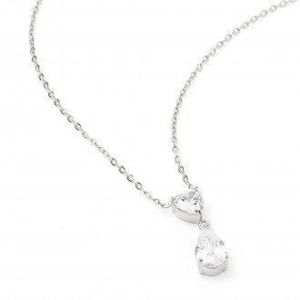 STEEL NECKLACE WITH HEART STEEL NECKLACE WITH HEART