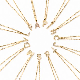 STEEL NECKLACE WITH LETTER