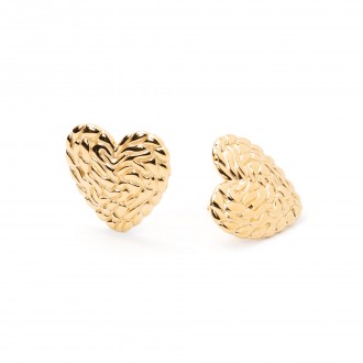 STEEL HEART EARRINGS