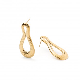 STEEL DROP EARRINGS