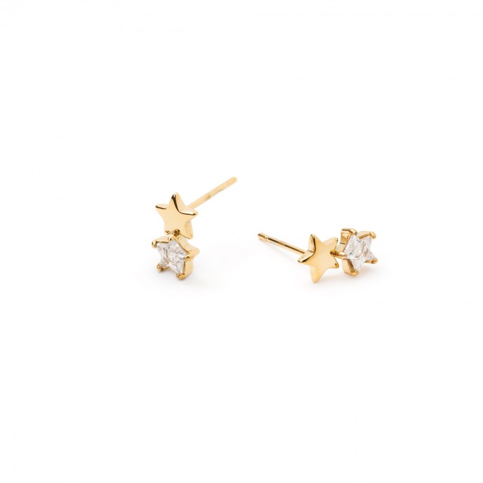 STEEL STAR EARRINGS