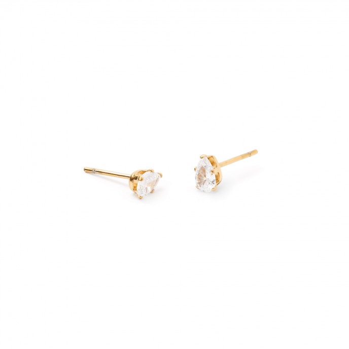 PENDIENTES GOTA DE ACERO