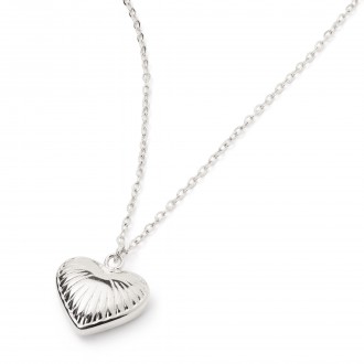 STEEL NECKLACE WITH HEART