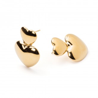 STEEL HEART EARRINGS