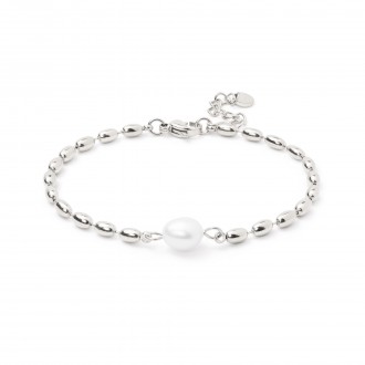 BRACELET DE ACERO CON PERLA