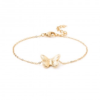 PULSERA MARIPOSA DE ACERO