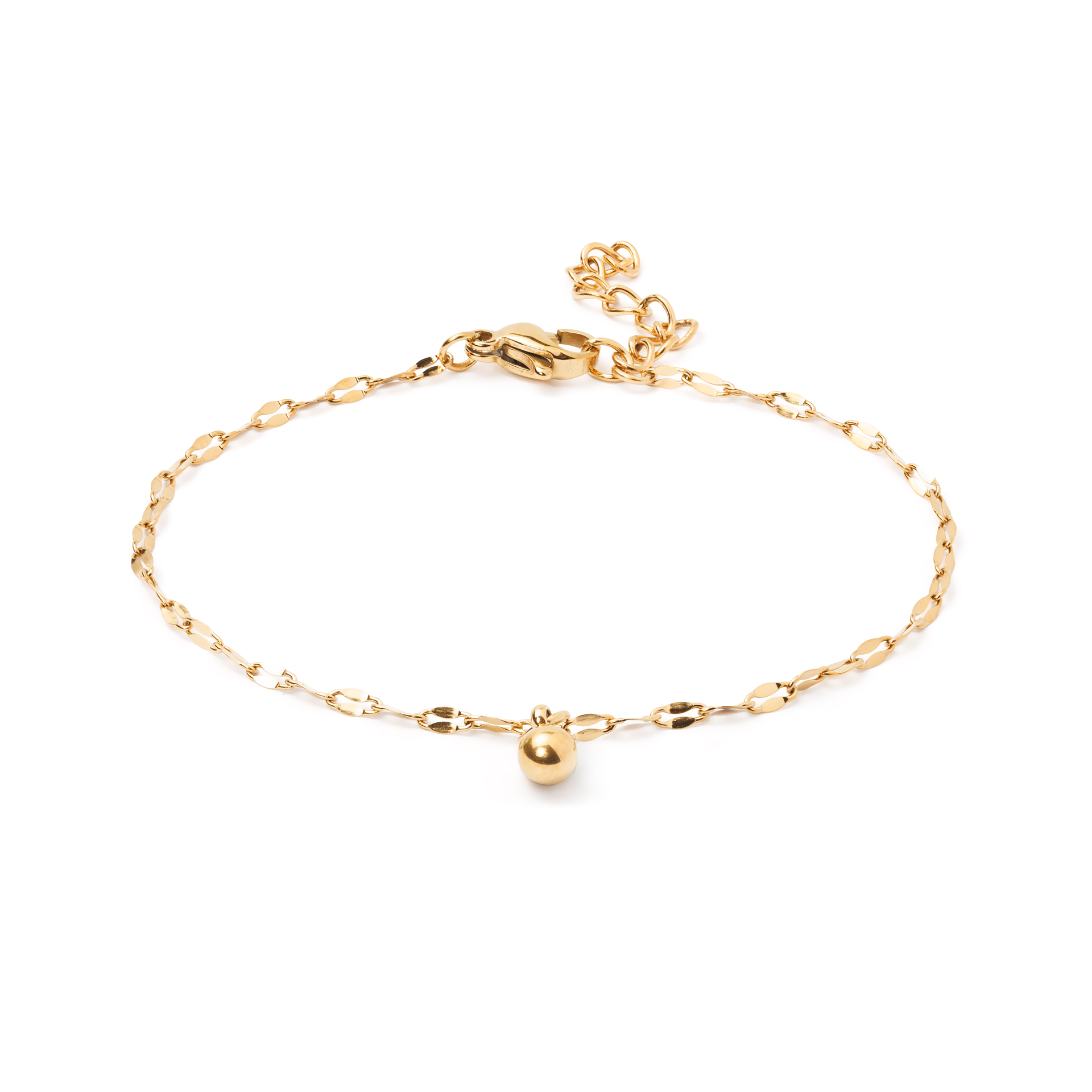 PULSEIRA AÇO BOLINHA