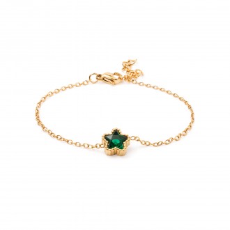 STEEL FLOWER BRACELET