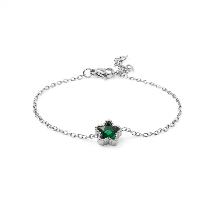PULSERA FLOR DE ACERO