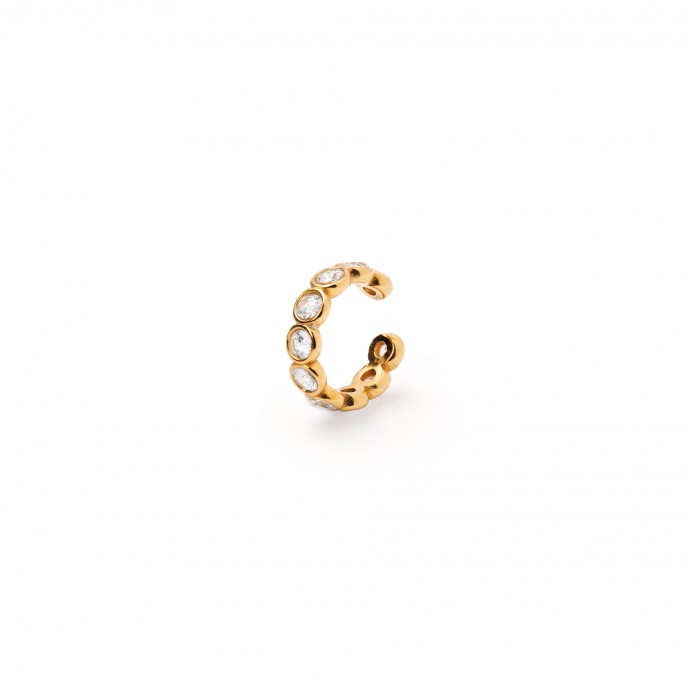 SHINY STEEL EAR CUFF 