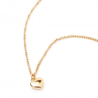 STEEL NECKLACE WITH HEART