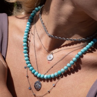 NATURAL STONE NECKLACE