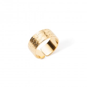 STEEL RING WITH DETAILS
