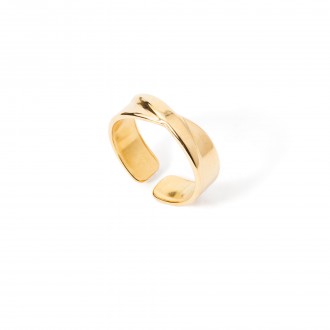 ANILLO CRUZADO DE ACERO