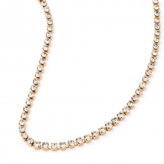 COLLAR BRILLANTE DE ACERO