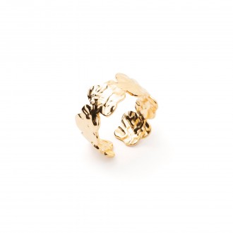 FLOWERS STEEL RING
