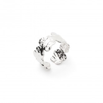 ANILLO FLORES DE ACERO
