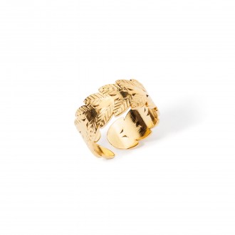 ANILLO HOJAS DE ACERO