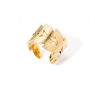 ANILLO HOJAS DE ACERO