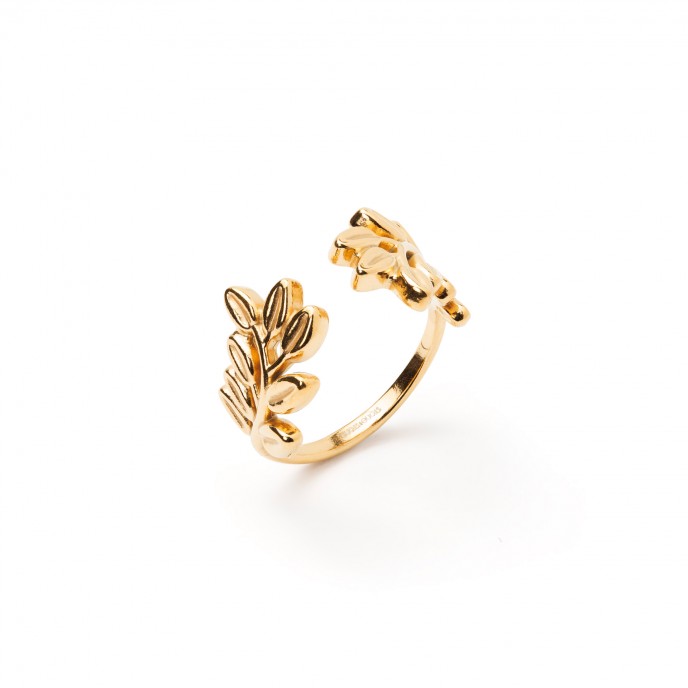 ANILLO HOJAS DE ACERO