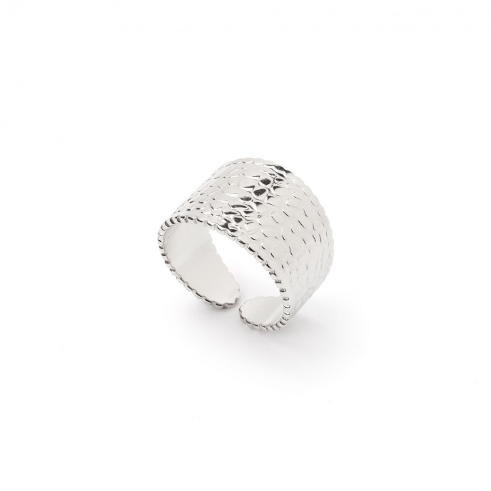 STEEL RING WITH DETAILS