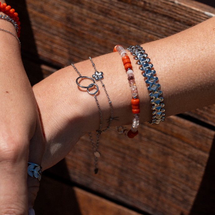 PULSEIRA AÇO FLOR PULSEIRA AÇO FLOR