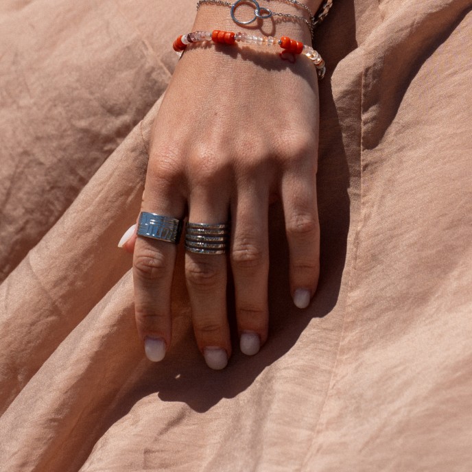 ANILLO ACERO LARGO