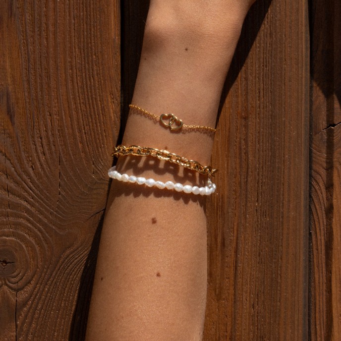 PULSERA CORAZ�N DE ACERO