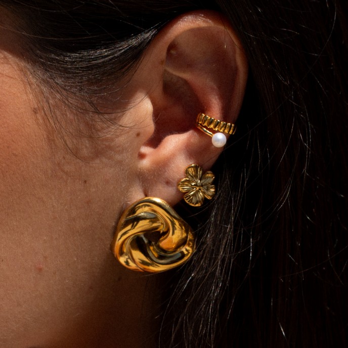 PENDIENTES FANCY DE ACERO