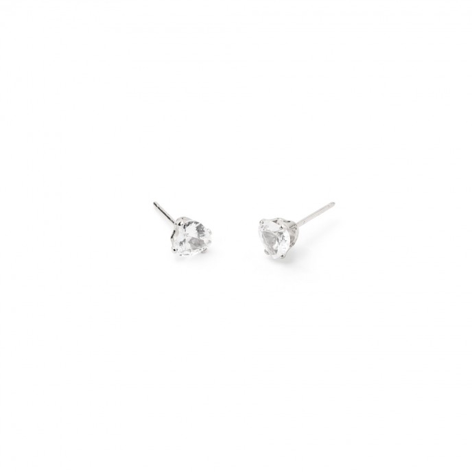STEEL HEART EARRINGS