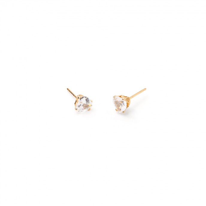 STEEL HEART EARRINGS