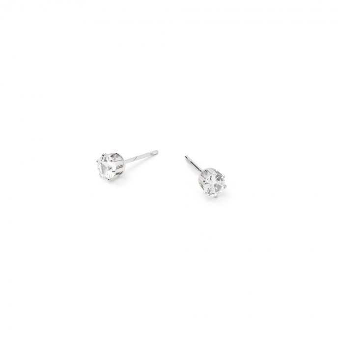 STEEL SHINY EARRINGS