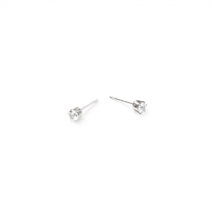 PENDIENTES BRILLANTES DE ACERO