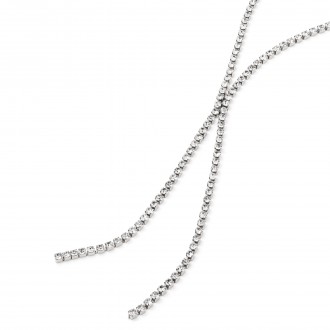 COLLAR BRILLANTE DE ACERO