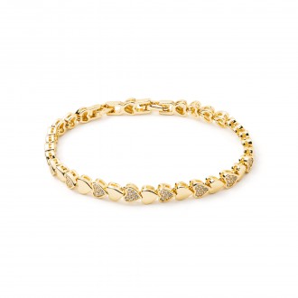 PULSERA CORAZONES DE EMTAL