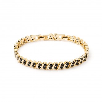 PULSERA DE METAL CON CIRCONITAS