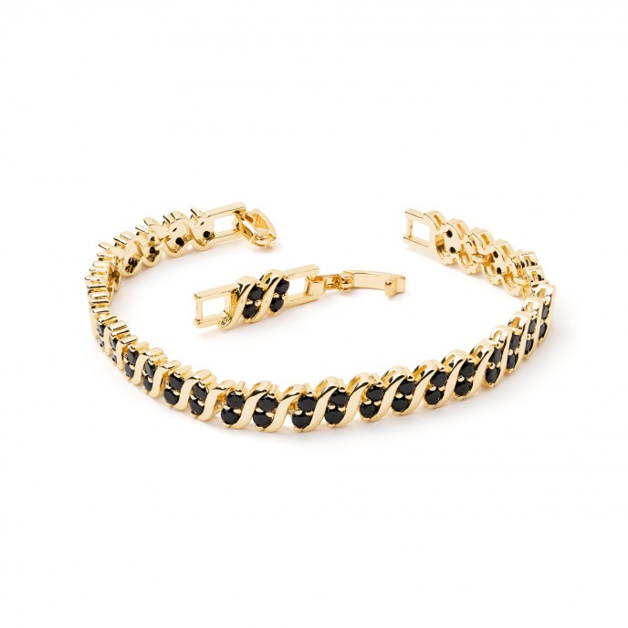 PULSERA DE METAL CON CIRCONITAS