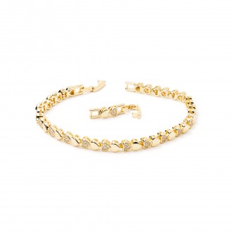 PULSERA CORAZONES DE EMTAL
