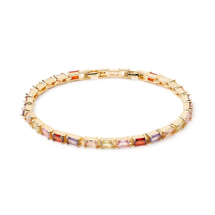 PULSERA DE METAL CON CIRCONITAS