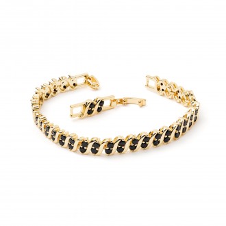 PULSERA DE METAL CON CIRCONITAS
