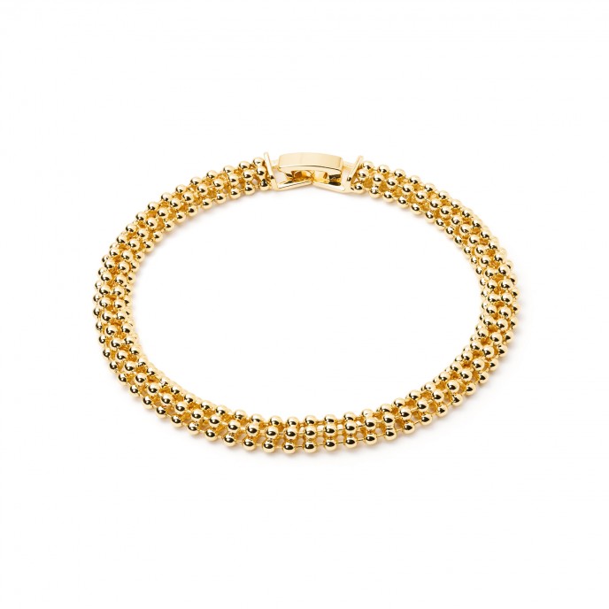 PULSERA BOLINHAS DE METAL