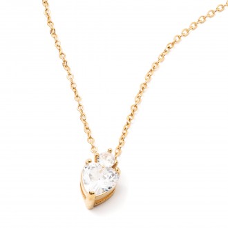 STEEL HEART NECKLACE