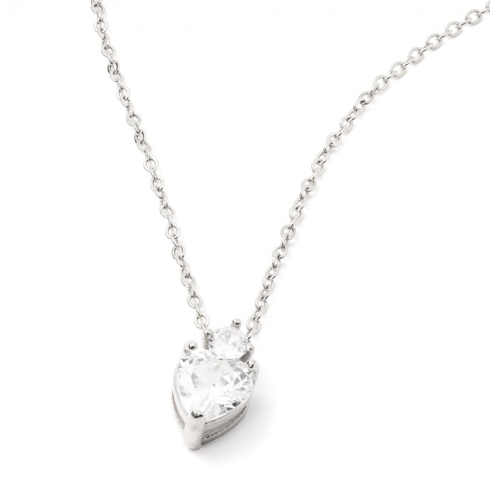 STEEL HEART NECKLACE