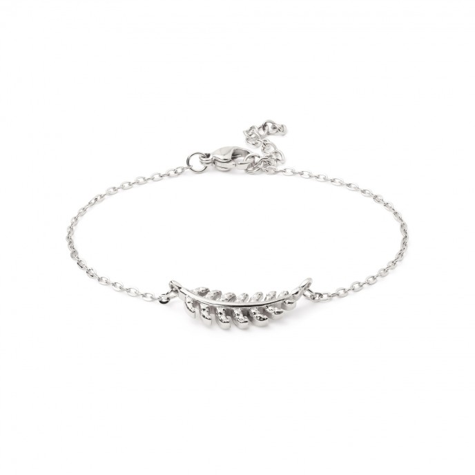 STEEL LEAF BRACELET
